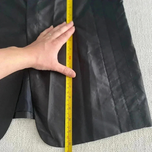 Giorgio Armani Silk Blend Lightweight Snap Closure Blazer Black Size 50 US 40 - Picture 10 of 16